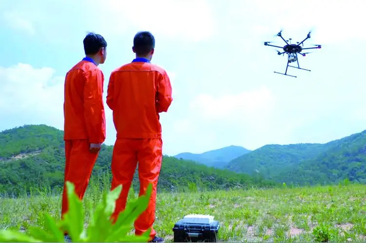 织金无人机倾斜摄影巡检拍摄